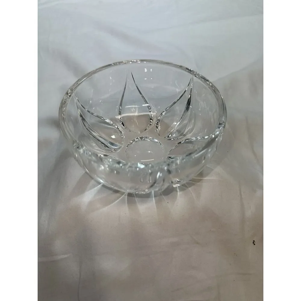 Nachtmann Crystal Bowl Lotus Flower Krocus Excellent Condition‎ Free Shipping